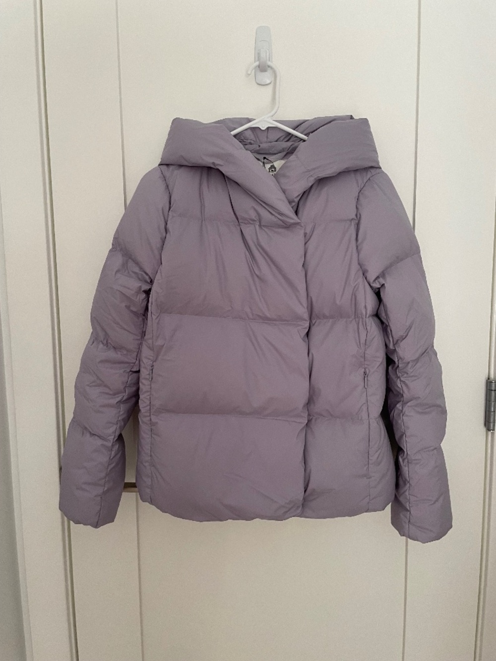 Aritzia-Babaton The Duvet Puffer - short, Lilac